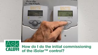 How do I do the initial commissioning of the iSolar™ control [upl. by Nevile]