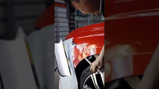 Dent Pulling Satisfaction repairandmaintenance carfixing cardetailing [upl. by Schreibe]