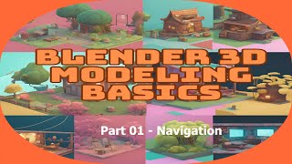 Blender Basics  01  Navigation [upl. by Ellehsat911]