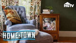 A Home Town Nursery for Baby Helen  Home Town  HGTV [upl. by Fonseca]