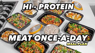 High Protein Meat Once a Day Meal Plan [upl. by Mccowyn]