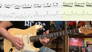 Arif DenizToker  Yavuz Çetin Yaşamak İstemem Gitar Solo 1 Score amp Tabs [upl. by Anuahsed]