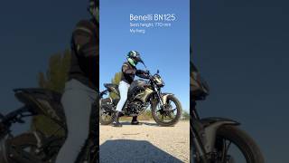 Benelli BN 125 Seat Height 🏍️ Great Bike For Beginners [upl. by Clinton]