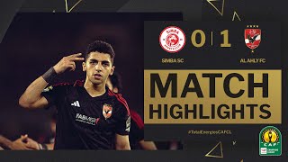 HIGHLIGHTS  Simba SC 🆚 Al Ahly FC  QuarterFinals 1st Leg  202324 TotalEnergiesCAFCL [upl. by Rosenberger]