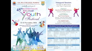 45th kurukshetra University Inter Zonal Youth Festival [upl. by Eanar396]