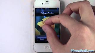 How To Set A Wallpaper On The iPhone [upl. by Westphal103]