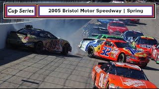 All NASCAR Crashes from the 2005 Food City 500 [upl. by Aeikan496]