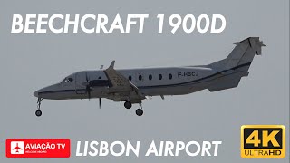 Beechcraft 1900D Chalair Aviation • FHBCJ • Flight POF75  Lill LIL to Lisbon LIS [upl. by Ansley]