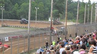 2013 Hagerstown Speedway Monster Jam Wheelie Competition Grave Digger [upl. by Gignac]