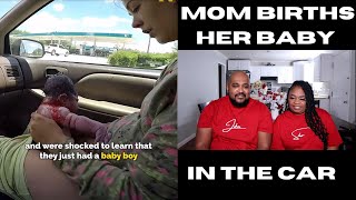 MOM GIVES BIRTH TO HER BABY IN THE CAR [upl. by Ahsiyt]