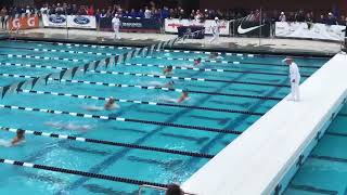 Daniel Li breaks CIF SS 100 Breast record [upl. by Leopold62]