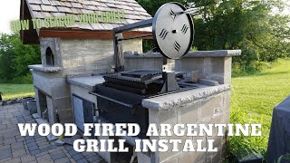 Sunterra Pro Ironworks Wood Fired Argentine Grill  How to Install Assemble amp Season bbq diy [upl. by Butler602]