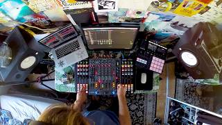 Techno Mix w Traktor Ableton Xone 92 Xone K1 Xone K2 Boss DD7 and Maschine [upl. by Natsuj541]