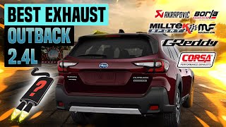 Subaru Outback Exhaust Sound 24L 🔥 TurboAccelerationReviewUpgradeModsNamelessLachute [upl. by Idmann]