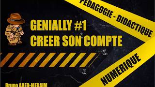 GENIALLY Tuto 1  Créer son compte Genially [upl. by Jessika]