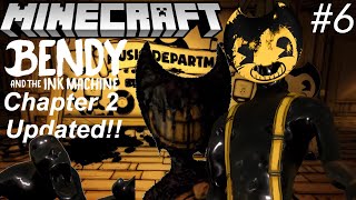 Bendy and the Ink Machine Chapter 2 Updated in Minecraft Part 6  Map Showcase [upl. by Enitsirhc]