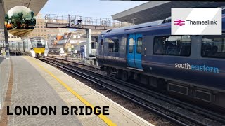 Thameslink service London Bridge  Gatwick Airport route visual [upl. by Helbona]