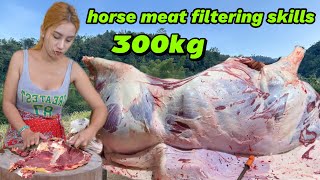 Is this a horse meat expert Lets see how good he is at filtering horse meat [upl. by Akiehsal614]