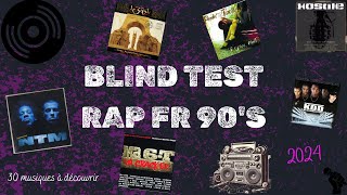 Blind test Rap français 1995 à 1999  le meilleur [upl. by Edge]