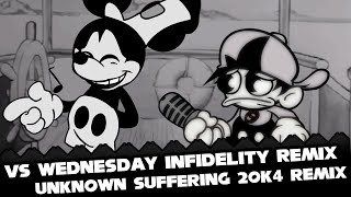 FNF  Vs Wednesday Infidelity Remix  Unknown Suffering 20k4 REMIX Chart  ModsHardGameplay [upl. by Shumway961]