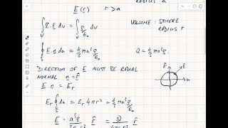 Example calculations using Gauss Law [upl. by Muhammad]