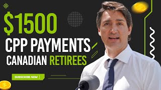 New CPP deposits Extra Payment For Canadian retirees pay 1500 each month [upl. by Meingolda]