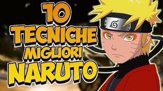 10 TECNICHE MIGLIORI IN NARUTO Personale [upl. by Moguel]