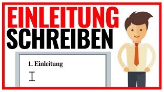 Einleitung schreiben für deine HausarbeitBachelorarbeit [upl. by Nibram175]