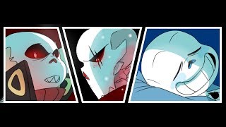 How to Greet a New Pal Parts 15 Undertale \ Underfell Comic Dub compilation [upl. by Nailluj]