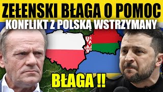 ZEŁENSKI ZNÓW BŁAGA POLSKĘ O POMOC [upl. by Ellennej524]