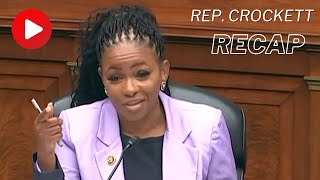 Rep Crockett Debunks FEMA Conspiracy Theories at Oversight Hearing [upl. by Lamahj]