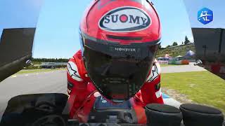 HelmetCam with Francesco Bagnaia  MotoGP™24 JapaneseGP twinringmotegi [upl. by Linehan]