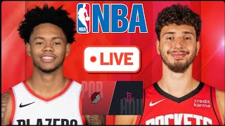 Portland Trail Blazers at Houston Rockets NBA Live Play by Play Scoreboard  Interga [upl. by Ender11]