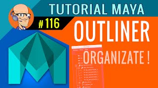 Tutorial Maya 2016  Outliner 116 en español [upl. by Sennahoj83]