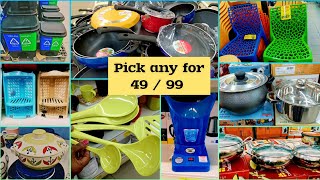 DMart SPAR Hypermarket latest offers cheapest kitchenware cookware household items organisers [upl. by Sayce]