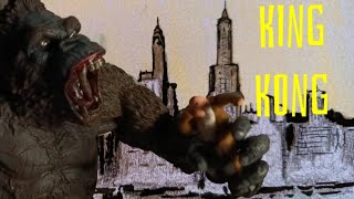 King Kong 1933 escapes and attack New York Stop Motion [upl. by Rhonda]