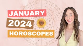 🌻 JANUARY 2024 HOROSCOPES  ALL 12 SIGNS 🌻 PLUTO REENTERS AQUARIUS ♒️ [upl. by Htbazile]