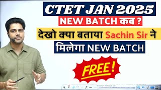 CTET JAN 2025 PREPARATION  Ctet Jan 2025 New Batch By Sachin Choudhary Sir sachinacademy [upl. by Yendyc]