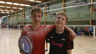 Badminton PuiU Junior Elite 2023 BS U17 Final Aapo Puhakka vs Axel Gras [upl. by Stevie]