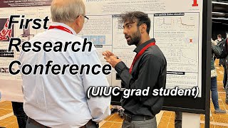 My first research conference as a PhD student  UIUC  Chicago Vlog [upl. by Aerdnak906]