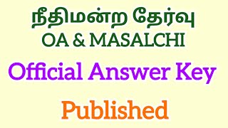 Court exam answer key 2024  mhc office assistant exam official answer key [upl. by Atiluap22]