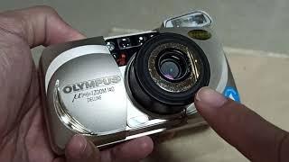 Olympus mju zoom 140 deluxe no 4145088 [upl. by Ynohtnaed]