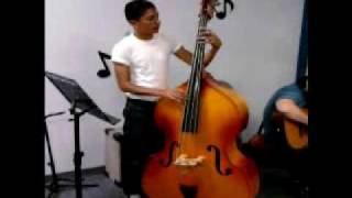 Fast psychobilly bass slap [upl. by Yellek]