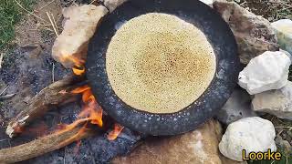 cooking Barko Chengal very tasty rural and nomadic food by a villagewoman [upl. by Kcub224]