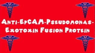 Pronounce Medical Words ― Anti―EpCAM―Pseudomonas―Exotoxin Fusion Protein [upl. by Neural]