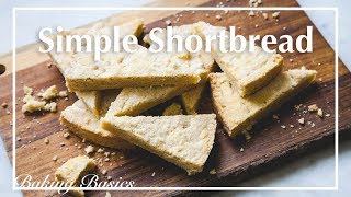 How to make Classic Shortbread bakingbasics [upl. by Mook]