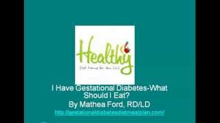 Gestational Diabetes Meal Plan What To Eat [upl. by Yrrag]