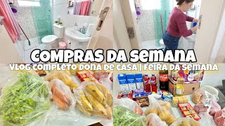 COMPRAS DA SEMANA NO ATACADISTA VLOG COMPLETO ROTINA DE DONA DE CASA  MUDEI O VISUAL [upl. by Pooi]