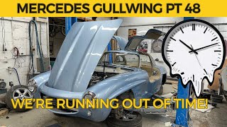 the mercedes gullwing is back at the unit but were still waiting for parts [upl. by Nosnor38]