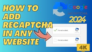 How To Add Google reCAPTCHA In 2024  Google reCAPTCHA Site Key and Secret Key  v2 amp v3 [upl. by Sana]